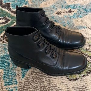 Mootsie Tootsie Ankle Black Boots size 7